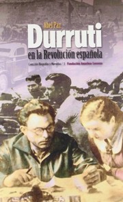 Cover of Durruti by Abel Paz