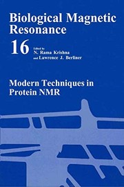 Front cover of Modern Techniques in Protein Nmr by N. Rama Krishna