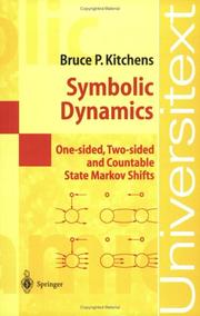 Cover of Symbolic dynamics by Bruce Kitchens
