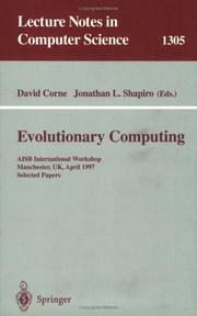 Cover of Evolutionary computing by AISB International Workshop (1997 Manchester, England)