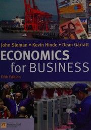 Front cover of Economics for business by John Sloman