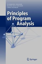 Cover of Principles of program analysis by Flemming Nielson