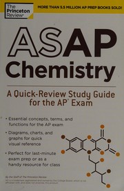 Cover of ASAP chemistry by Princeton Review (Firm)