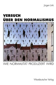 Cover of Versuch über den Normalismus by Jürgen Link