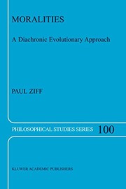 Cover of Moralities by Paul Ziff