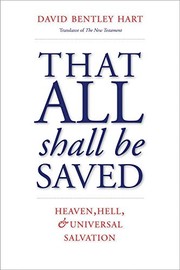 Cover of That All Shall Be Saved by David Bentley Hart