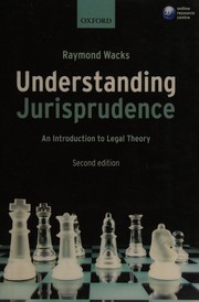Front cover of Understanding jurisprudence an introduction to legal theory by Raymond Wacks