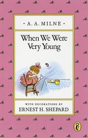 Cover of When we were very young by A. A. Milne