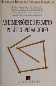 Front cover of As dimensões do projeto político-pedagógico by Ilma Passos Alencastro Veiga