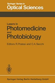 Cover of Lasers in photomedicine and photobiology by R. Pratesi