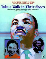 Cover of Take a walk in their shoes by Glennette Tilley Turner