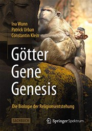 Front cover of Götter - Gene - Genesis by Ina Wunn