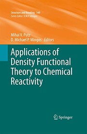 Front cover of Applications of Density Functional Theory to Chemical Reactivity by Mihai V. Putz