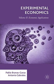 Front cover of Experimental Economics : Volume II by Pablo Branas-Garza
