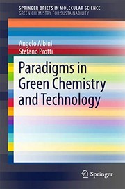 Cover of Paradigms in Green Chemistry and Technology by Angelo Albini