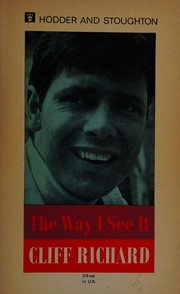 Front cover of The way I see it by Cliff Richard