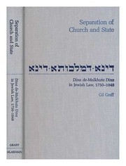 Front cover of Separation of church and state by Gil Graff