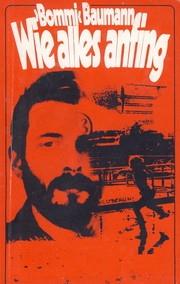 Cover of Wie alles anfing by Bommi Baumann