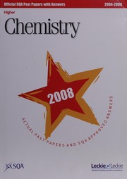 Front cover of Higher chemistry by Scottish Qualifications Authority