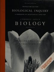 Front cover of Instructor edition [for] Biological inquiry by Margaret Waterman