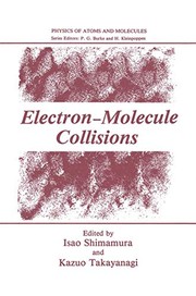 Cover of Electron-Molecule Collisions by Isao Shimamura Shimamura