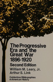 Front cover of The progressive era and the Great War, 1896-1920 by Arthur S. Link