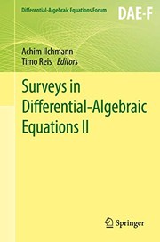Front cover of Surveys in Differential-Algebraic Equations II by Achim Ilchmann