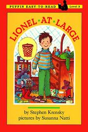Cover of Lionel at large by Stephen Krensky