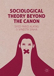 Cover of Sociological Theory Beyond the Canon by Syed Farid Alatas
