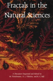 Front cover of Fractals in the Natural Sciences (Royal Society Discussion Series) by M. Fleischmann