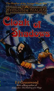 Front cover of Cloak of shadows - The shadows of the Avatar by Ed Greenwood