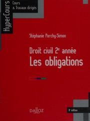 Front cover of Droit civil, 2e année by Stéphanie Porchy-Simon