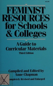 Front cover of Feminist resources for schools and colleges by Anne Chapman