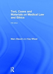 Cover of Text, cases and materials on medical law and ethics by Marc Stauch