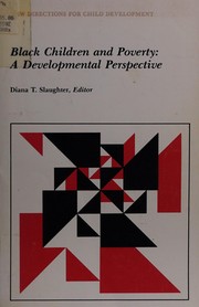 Front cover of Black Children and Poverty by Diana T. Slaughter