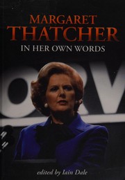 Front cover of Margaret Thatcher by Margaret Thatcher