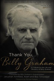 Front cover of Thank you, Billy Graham by Jerushah Armfield