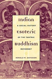 Cover of Indian Esoteric Buddhism by Ronald Davidson