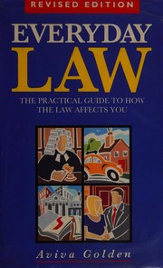 Front cover of The " Daily Telegraph" Guide to Everyday Law by Aviva Golden