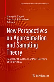 Cover of New Perspectives on Approximation and Sampling Theory by Ahmed I. Zayed