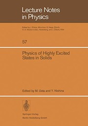 Front cover of Physics of Highly Excited States in Solids by M. Ueta