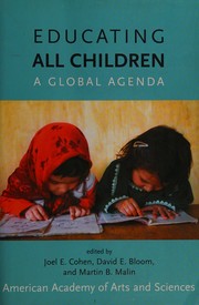 Cover of Educating all children by David E. Bloom