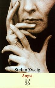 Cover of Angst by Stefan Zweig