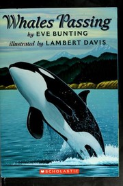 Cover of Whales passing by Eve Bunting