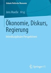 Cover of Ökonomie, Diskurs, Regierung by Jens Maeße