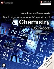 Front cover of Cambridge International AS and A Level Chemistry Coursebook with CD-ROM by Lawrie Ryan