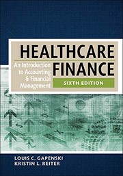 Front cover of Healthcare Finance by Louis Gapenski