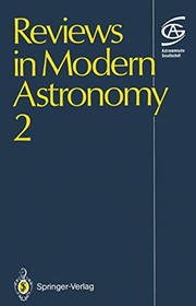 Front cover of Reviews in Modern Astronomy 2 by Gerhard Klare