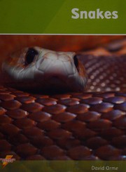 Cover of Snakes by David Orme