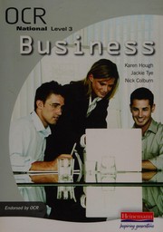 Front cover of OCR National Level 3, Business by Karen Hough